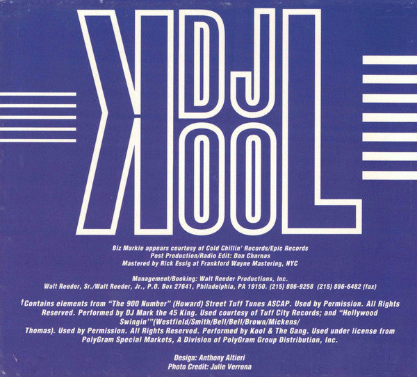 DJ Kool : Let Me Clear My Throat (CD, Maxi)