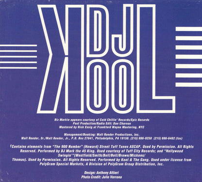DJ Kool : Let Me Clear My Throat (CD, Maxi)