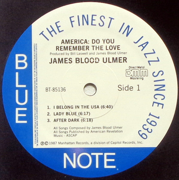 James Blood Ulmer : America - Do You Remember The Love? (LP, Album)