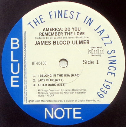 James Blood Ulmer : America - Do You Remember The Love? (LP, Album)