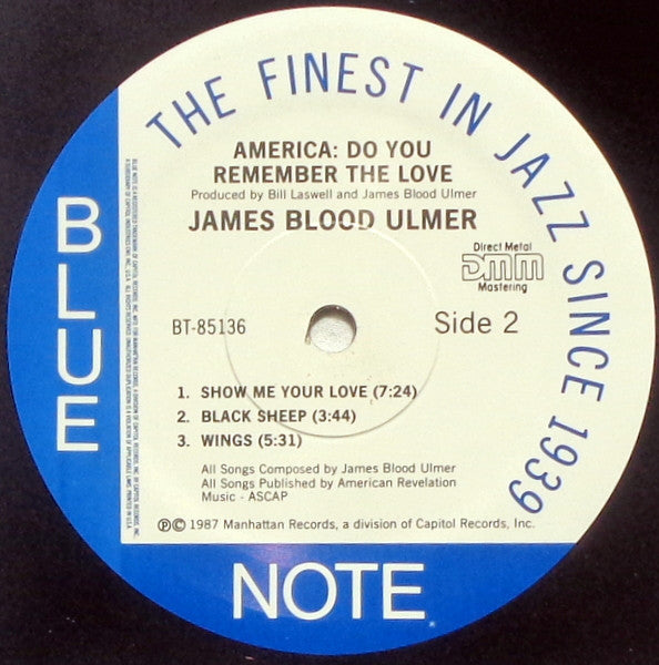 James Blood Ulmer : America - Do You Remember The Love? (LP, Album)
