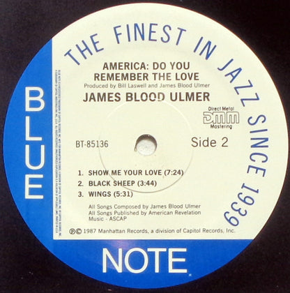 James Blood Ulmer : America - Do You Remember The Love? (LP, Album)