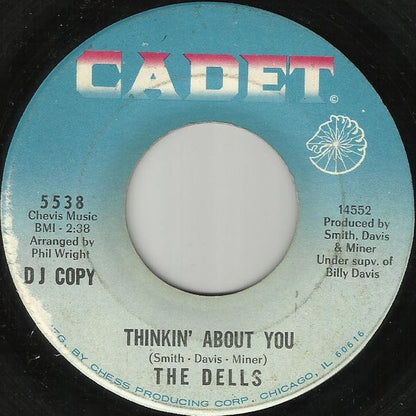 The Dells : Thinkin' About You / The Change We Go Thru (For Love) (7", Single, Promo)