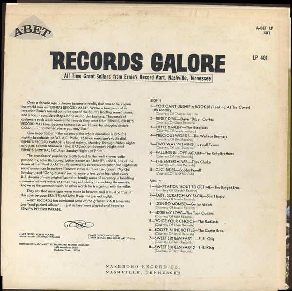 Various : Records Galore (LP, Comp)
