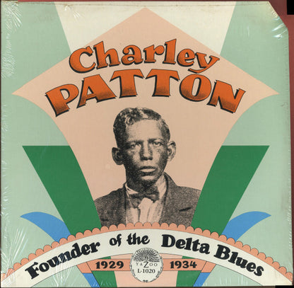 Charley Patton : Founder Of The Delta Blues 1929-1934 (2xLP, Comp, RE, Gat)