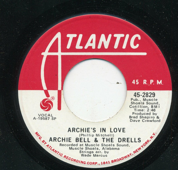 Archie Bell & The Drells : Archie's In Love (7", Promo, SP )