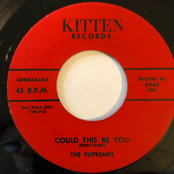 The Supremes (4) : Could This Be You / Margie (7", RE, Unofficial)