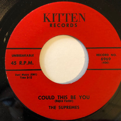 The Supremes (4) : Could This Be You / Margie (7", RE, Unofficial)