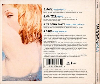 Madonna : Rain (CD, Maxi, Dig)