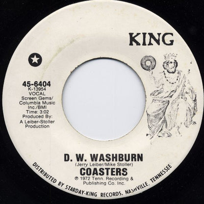 The Coasters : D. W. Washburn (7", Single, Promo)
