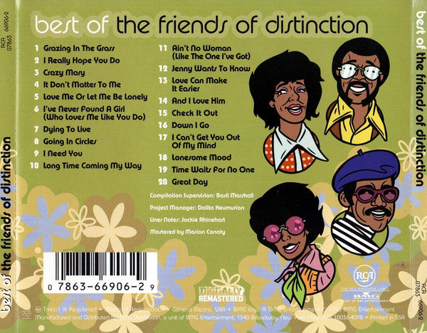 The Friends Of Distinction : Best Of The Friends Of Distinction (CD, Comp)