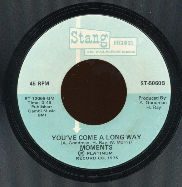 The Moments : Look At Me (I'm In Love) (7", Styrene, San)