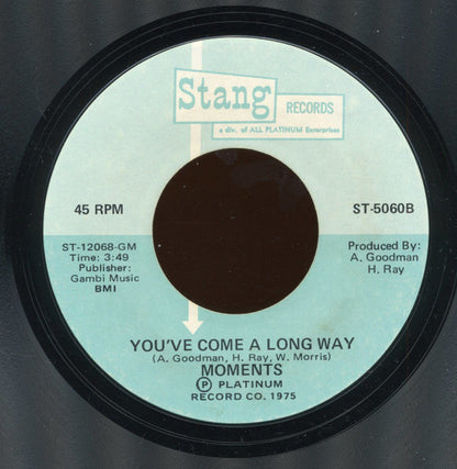 The Moments : Look At Me (I'm In Love) (7", Styrene, San)