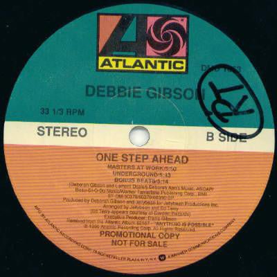 Debbie Gibson : One Step Ahead (12", Promo)