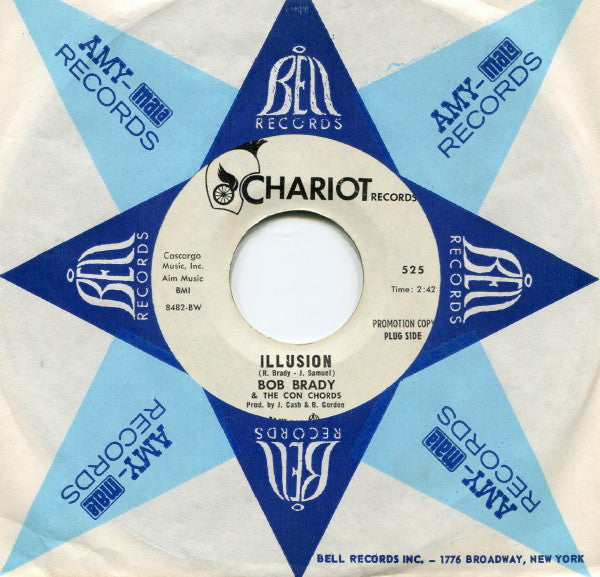 Bob Brady & The Con Chords : Illusion (7", Promo)