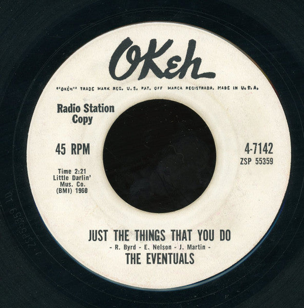 The Eventuals : Just The Things That You Do (7", Promo)