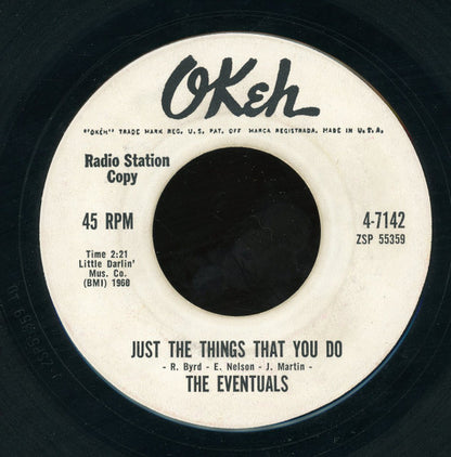 The Eventuals : Just The Things That You Do (7", Promo)