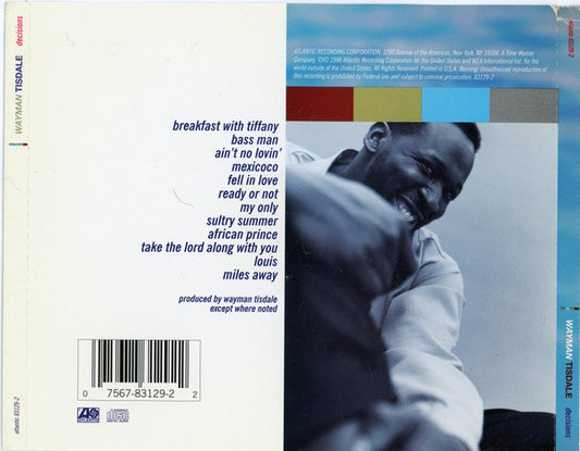 Wayman Tisdale : Decisions (CD, Album)