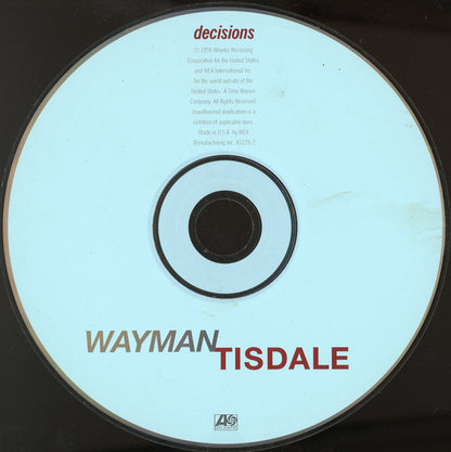 Wayman Tisdale : Decisions (CD, Album)