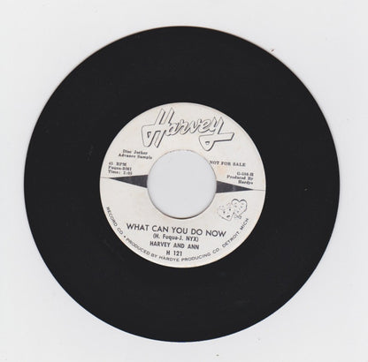 Harvey & Ann : What Can You Do Now (7", Single, Promo)