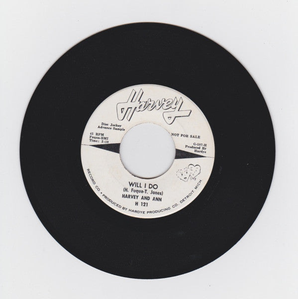 Harvey & Ann : What Can You Do Now (7", Single, Promo)