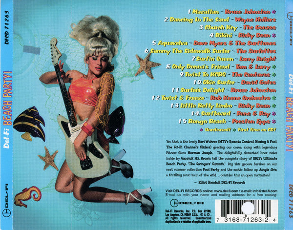 Various : Del-Fi Beach Party! (CD, Comp)