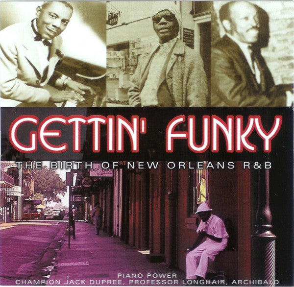 Various : Gettin' Funky The Birth Of New Orleans R & B (4xCD, Comp + Box)