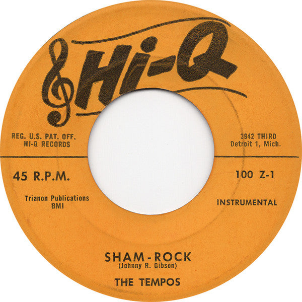 The Tempos (9) : Sham-Rock (7")