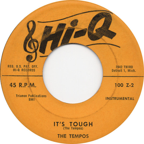 The Tempos (9) : Sham-Rock (7")