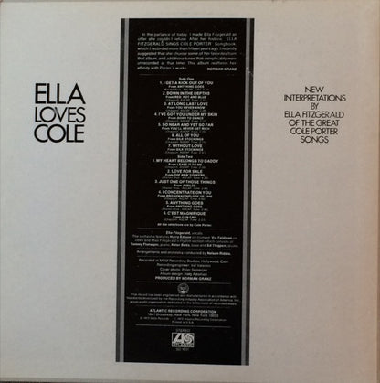 Ella Fitzgerald : Ella Loves Cole (LP, Album)
