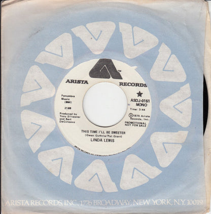 Linda Lewis : This Time I'll Be Sweeter (7", Promo)
