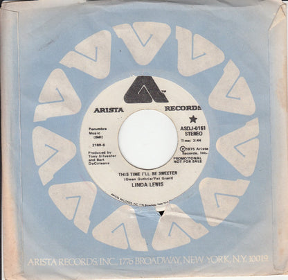 Linda Lewis : This Time I'll Be Sweeter (7", Promo)