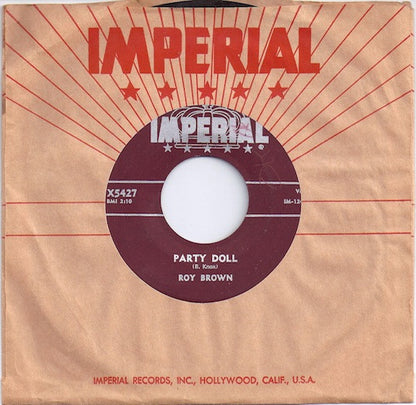 Roy Brown : Party Doll / I'm Sticking With You (7", Single)