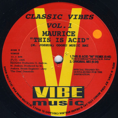 Maurice Joshua / Georgetown : Classic Vibes Vol. 1 (12")