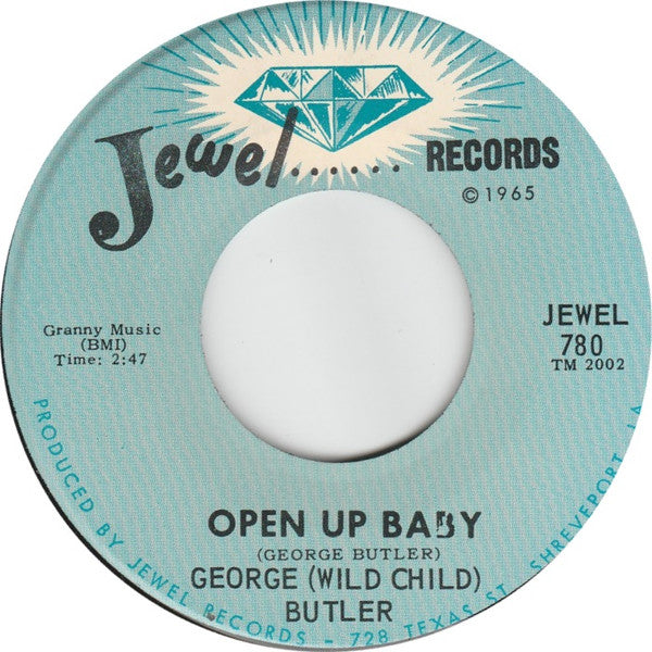 Wild Child Butler : Open Up Baby / Big Momma, Little Momma (7")