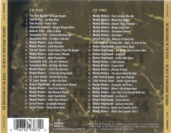 Various : The Aristocrat Of The Blues - The Best Of Aristocrat Records (2xCD, Comp, RM)