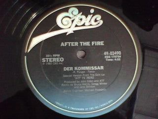 After The Fire : Der Kommissar (12")