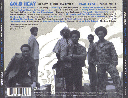 Various : Cold Heat - Heavy Funk Rarities 1968-1974 Vol.1 (CD, Comp)