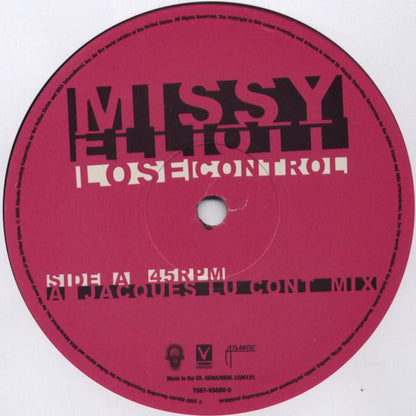 Missy Elliott : Lose Control (12")