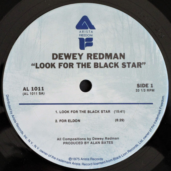 Dewey Redman : Look For The Black Star (LP, Album, RE)