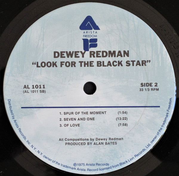 Dewey Redman : Look For The Black Star (LP, Album, RE)