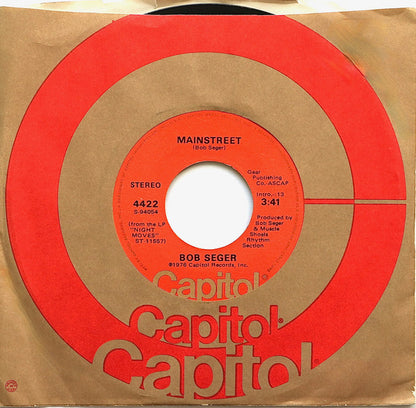 Bob Seger : Mainstreet (7", Single, Win)