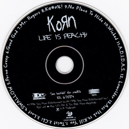 Korn : Life Is Peachy (CD, Album, Enh)