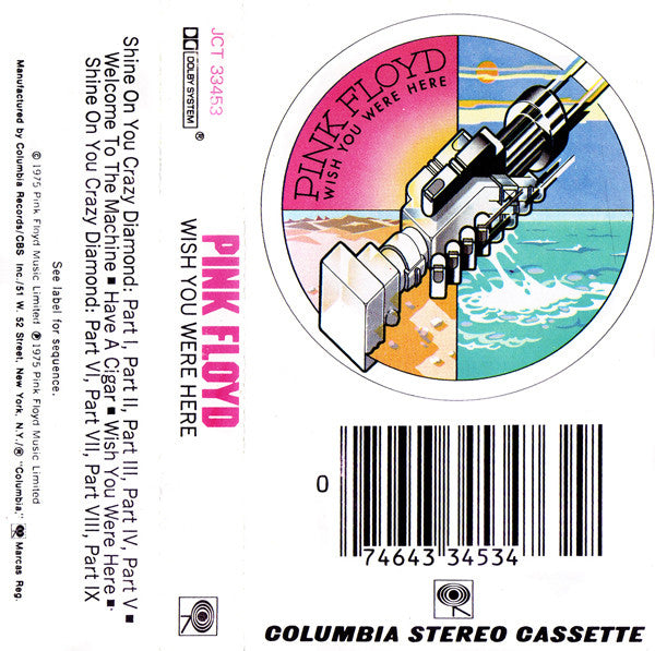 Pink Floyd : Wish You Were Here (Cass, Album, RE, Dol)