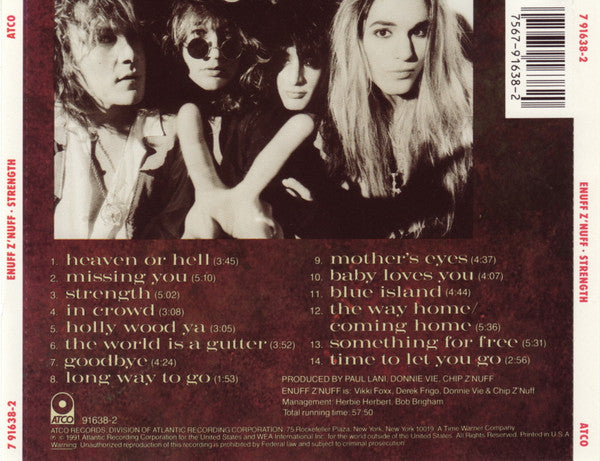 Enuff Z'nuff : Strength (CD, Album)