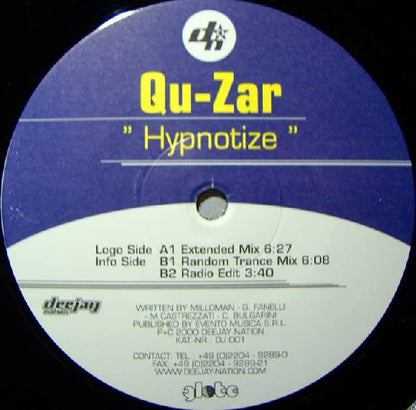 Qu-Zar : Hypnotize (12")
