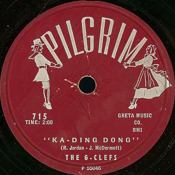 The G-Clefs : Ka-Ding Dong / Darla, My Darlin' (Shellac, 10")