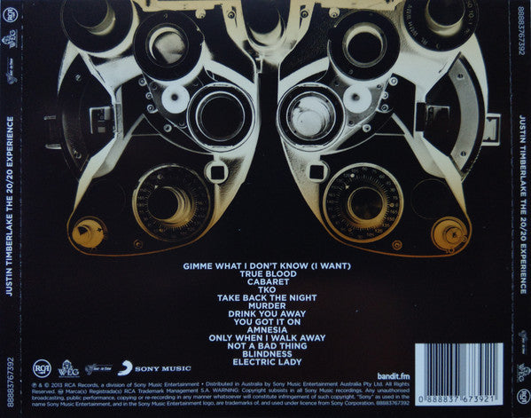 Justin Timberlake : The 20/20 Experience (2 Of 2) (2xCD, Album, Dlx)