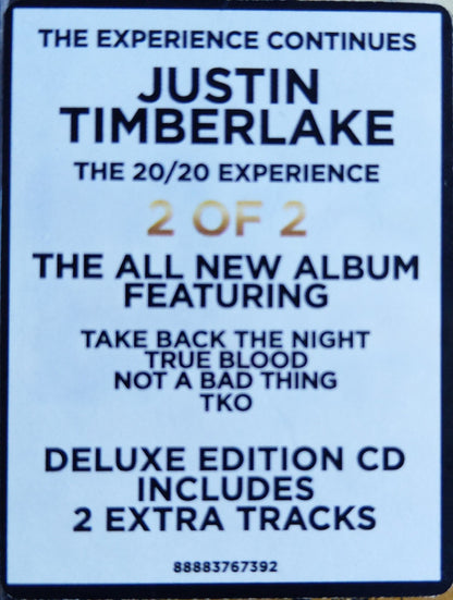 Justin Timberlake : The 20/20 Experience (2 Of 2) (2xCD, Album, Dlx)