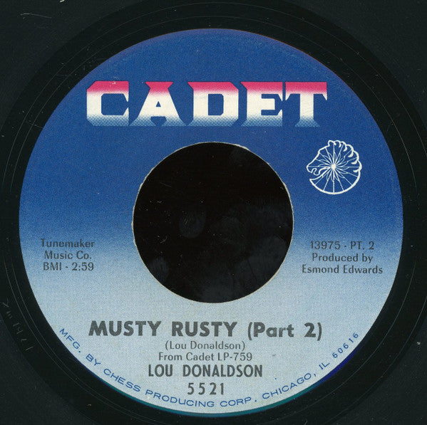 Lou Donaldson : Musty Rusty (7", Single)